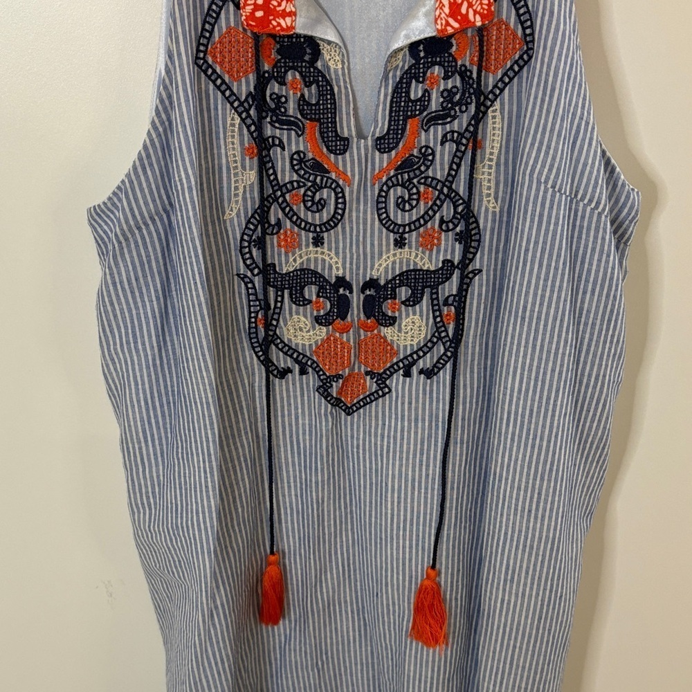 THML Red and Blue Patterned Dress - Picture 4 of 5